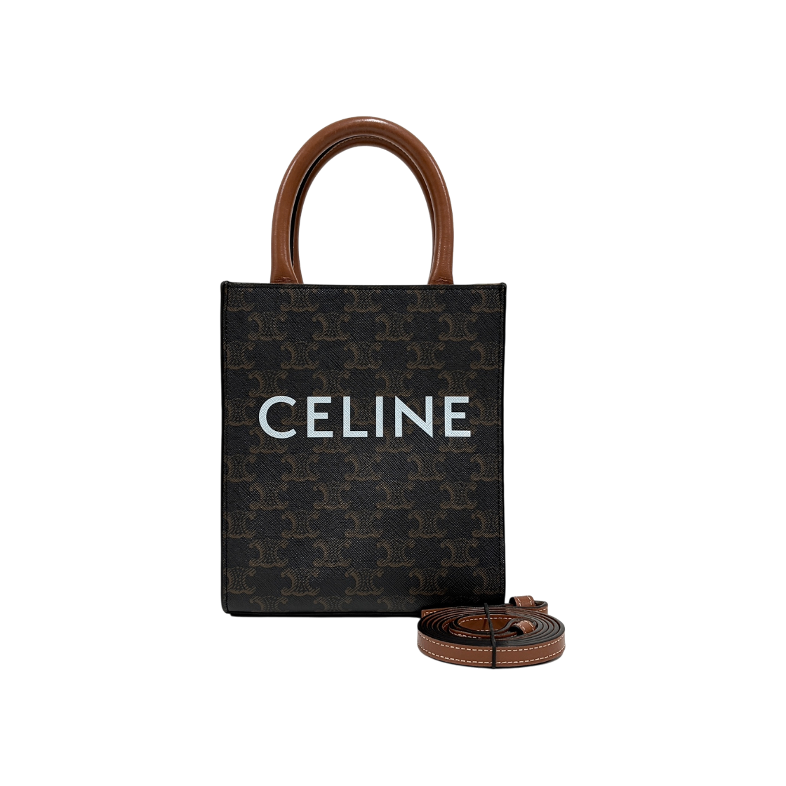 ITRD2RDSWMTK Celine Triomphe Vertical Mini Cabas Tote Bag