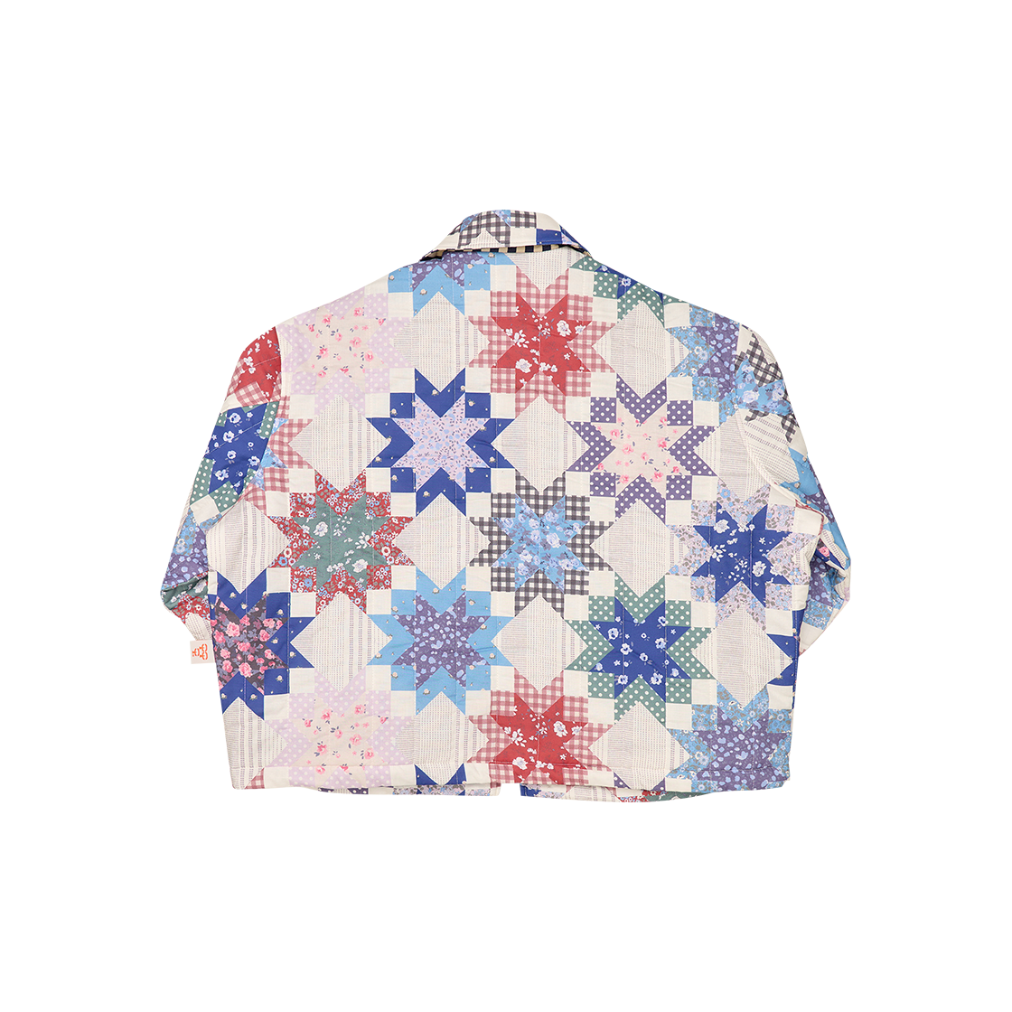 고트 패치워크 그래픽 퀼팅 워크 재킷 블루(GORT Patchwork Graphic Quilting Work Jacket Blue) - 3