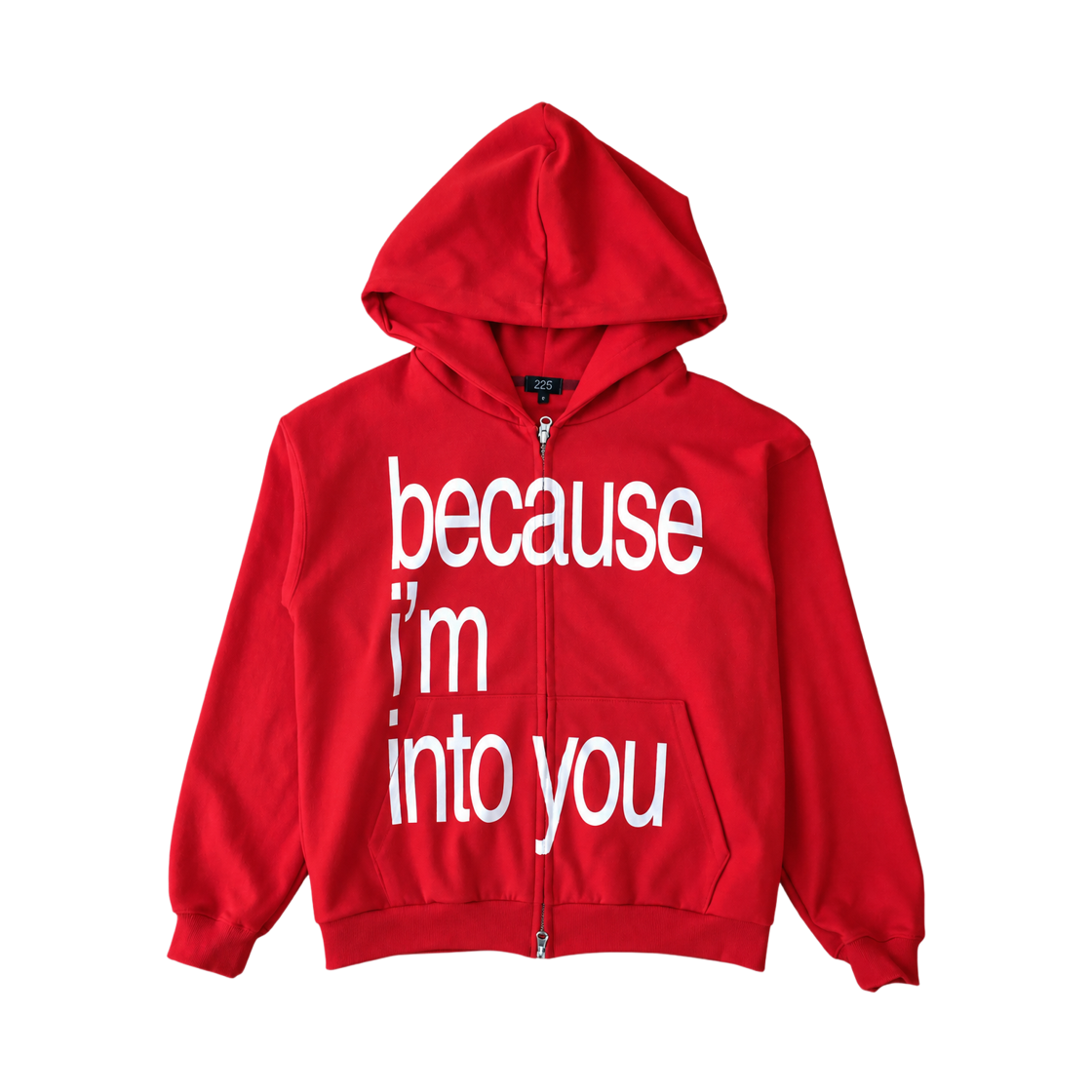225 인투 유 투웨이 후드집업 레드(225 Into You 2Way Hoodie Zip-Up Red)