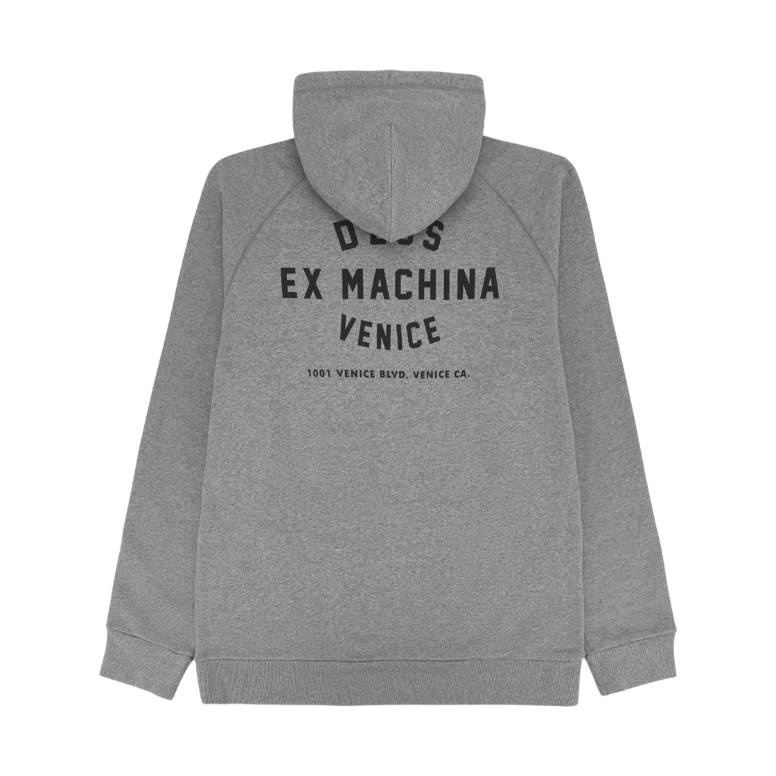 DMW48675C Deus Ex Machina Venice Address Hoodie Grey Marle