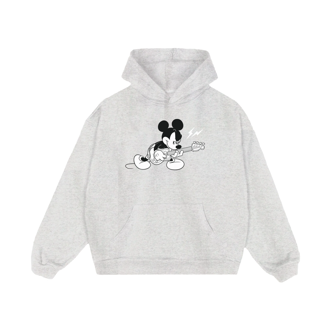 프라그먼트 x 컴플렉스 x 디즈니 미키 일렉트릭 풀오버 후드 헤더 그레이(Fragment x Complex x Disney Mickey Electric Pullover Hoodie Heather Grey)