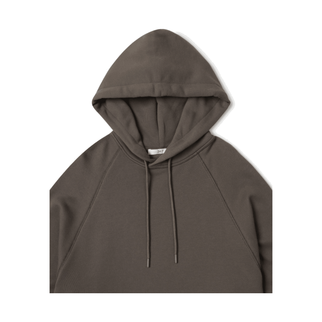 24/7시리즈 SUPIMA 후디 스웨트셔츠 브라운(24/7series Supima Hoodie Sweatshirts Charcoal Brown) - 4
