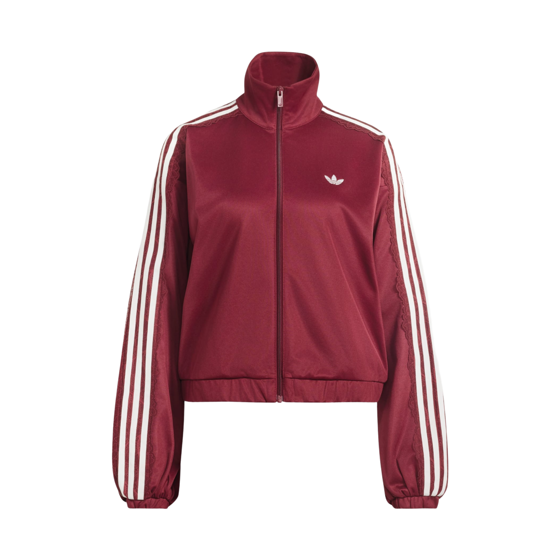 LG4276 (W) Adidas Lace Oversized Archive Track Top Shadow Red - KR Sizing