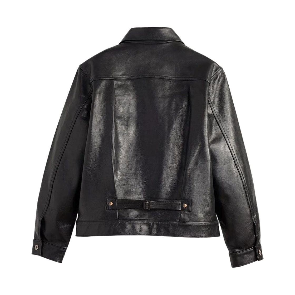 리바이스 타입 1 레더 트러커 자켓 블랙 벨벳 랜치 블랙(Levi's Type 1 Leather Trucker Jacket Black Velvet Ranch Black) - 2