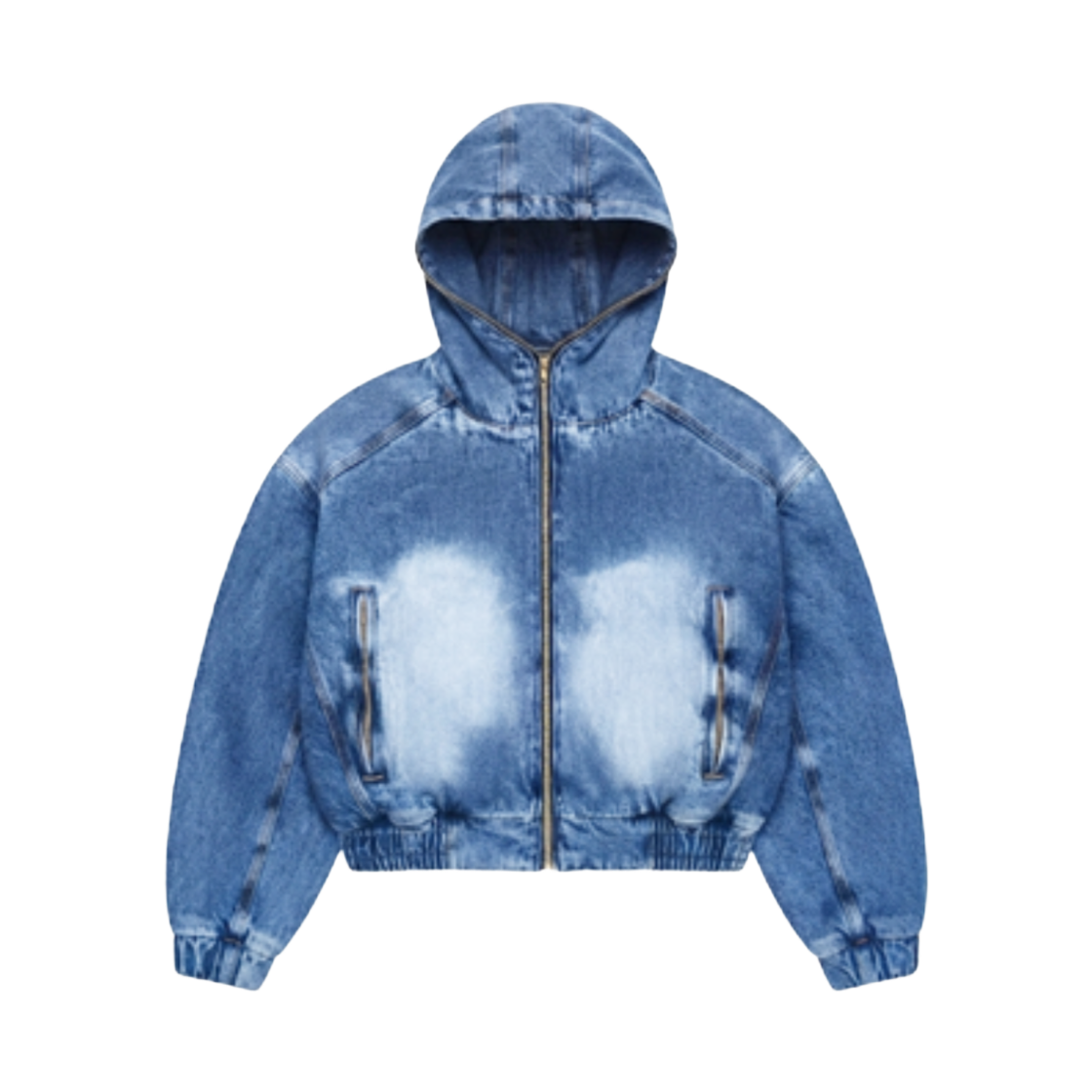 게이트리스 지퍼 후드 자켓 라이트 블루(Gateless Zipper Hood Jacket Light Blue) - 1
