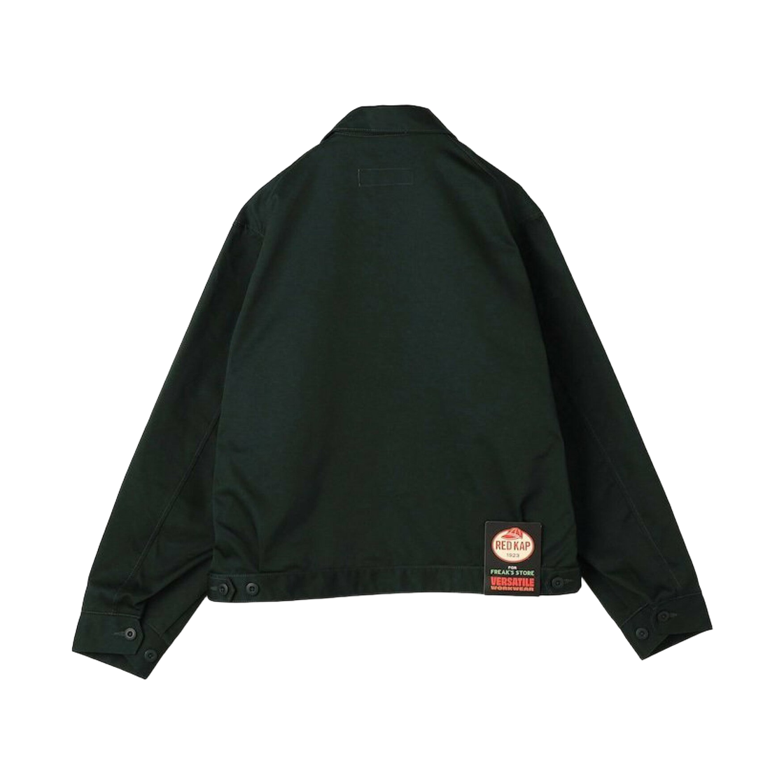 프릭스 스토어 x 레드 캡 익스클루시브 SMU JK-22 숏 렝스 집업 워크 자켓 그린(Freak's Store x Red Kap Exclusive SMU JK-22 Short Length Zip-Up Work Jacket Green) - 2