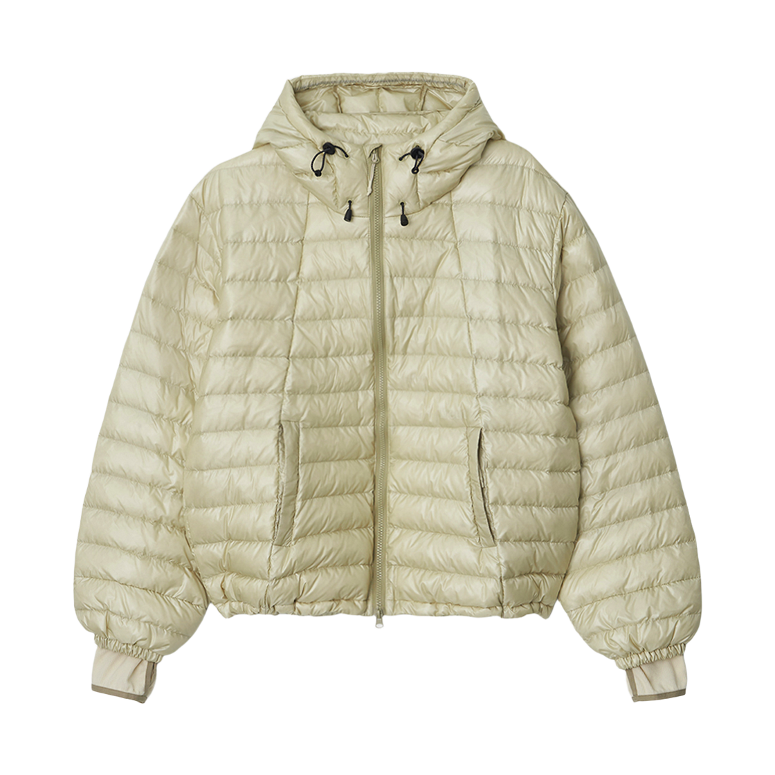 EEA3DJ01LE EEUT Windshield Down Jacket Light Beige