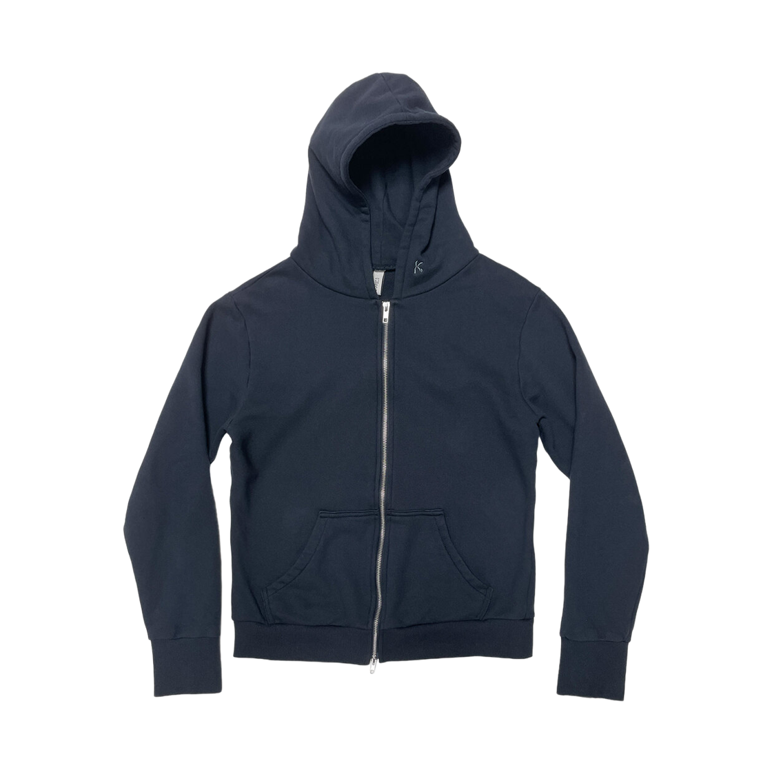 키아세 슬림 집업 후드 네이비(Kiiace Slim Zip-Up Hoodie) - 3