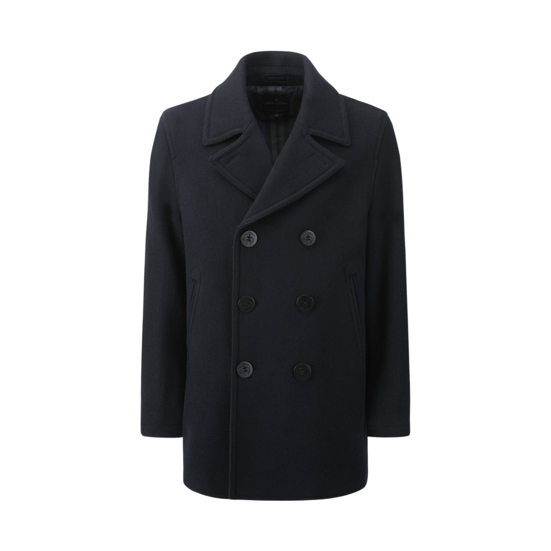BBCZMBG403-ZNA BrooksBrothers Double Pea Coat Navy