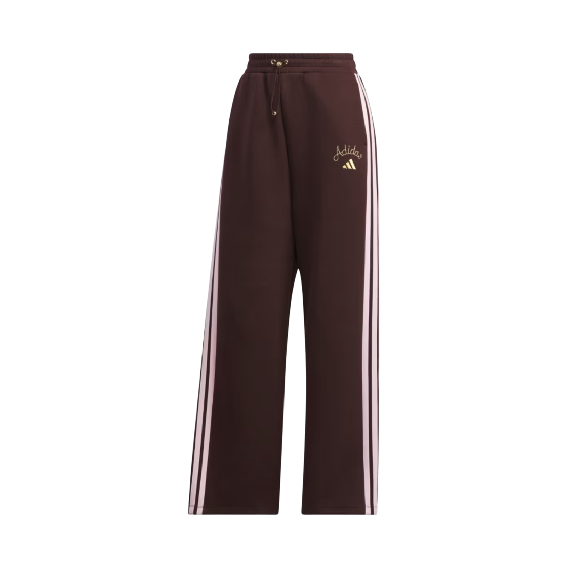 KH2704 (W) Adidas Lunar New Year Wide Leg Knit Pants Night Red - US Sizing