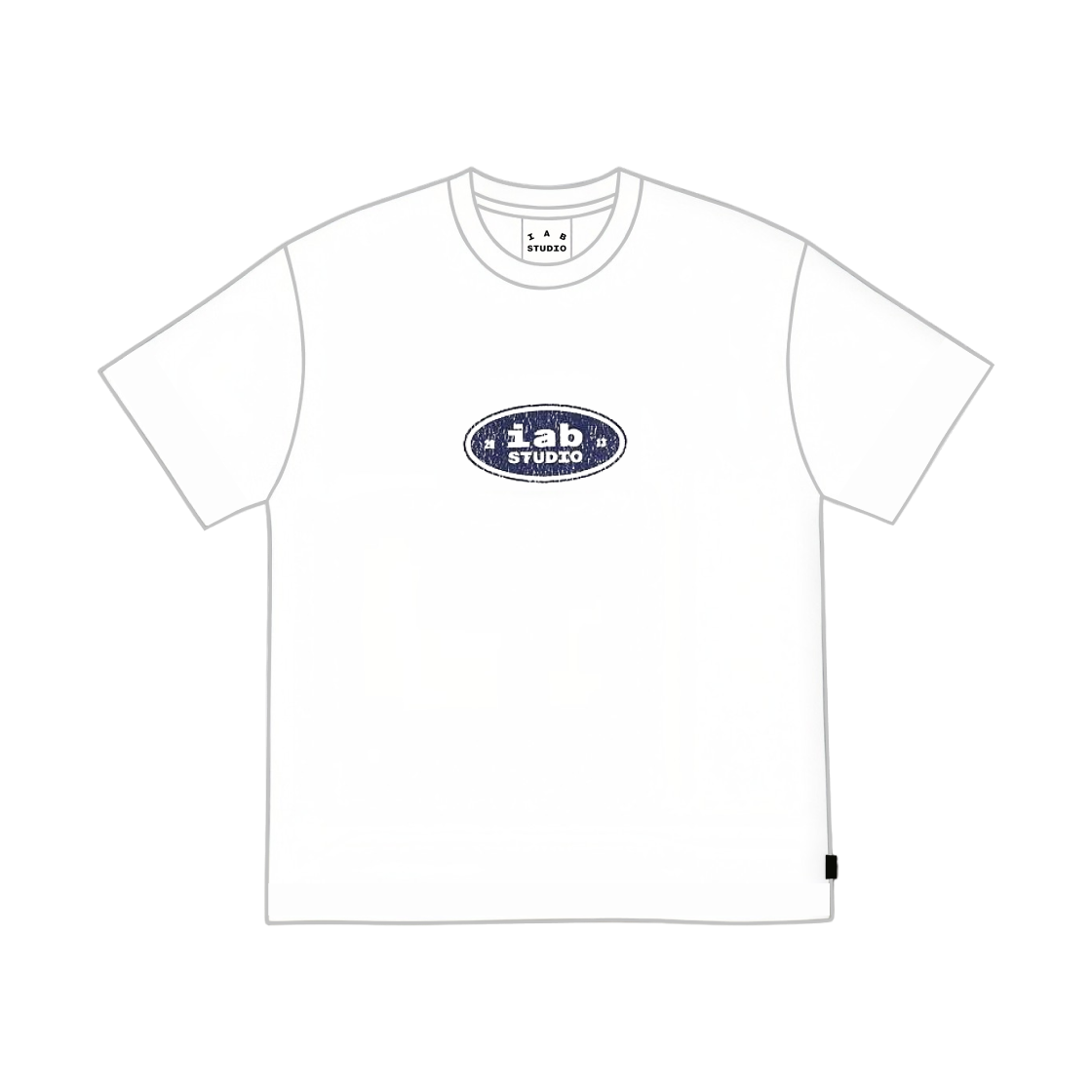 - IAB Studio IAB Oval Logo T-shirt White