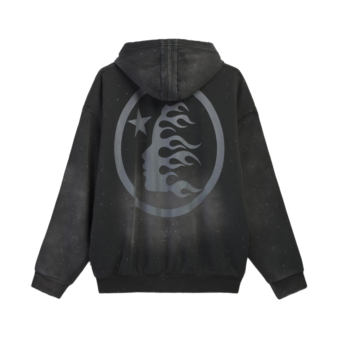 아디다스 x 헬스타 후드 블랙 - KR 사이즈(Adidas x Hellstar Hoodie Black - KR Sizing) - 2