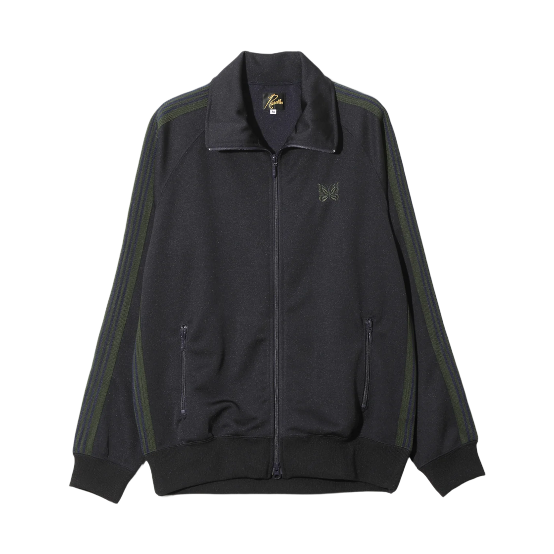 TY349A Needles Track Jacket Poly Smooth Navy