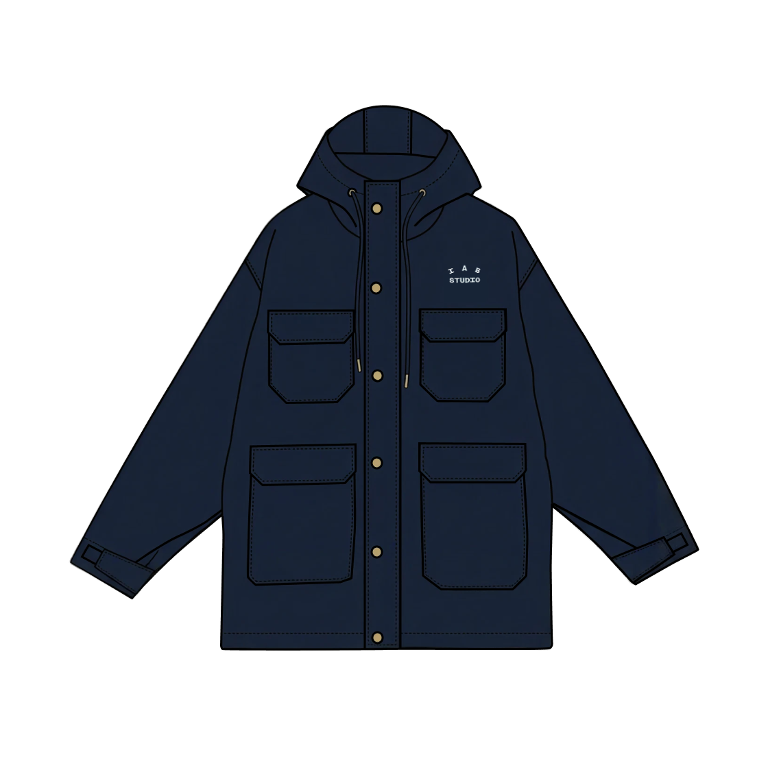 - IAB Studio IAB Mountain Parka Navy