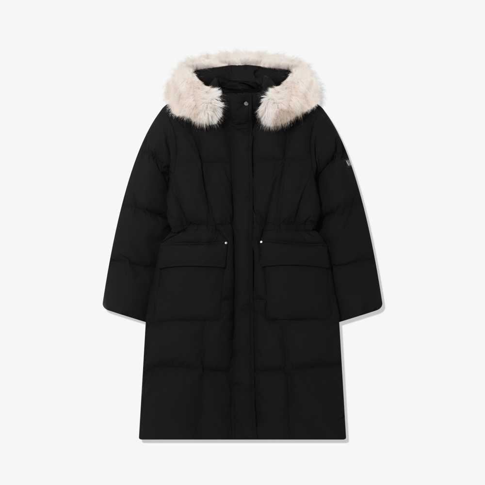 [5% 적립] 휠라 여성 프리미엄 롱다운 블랙([5% 적립] FILA Women Premium Long Down Black) - 3