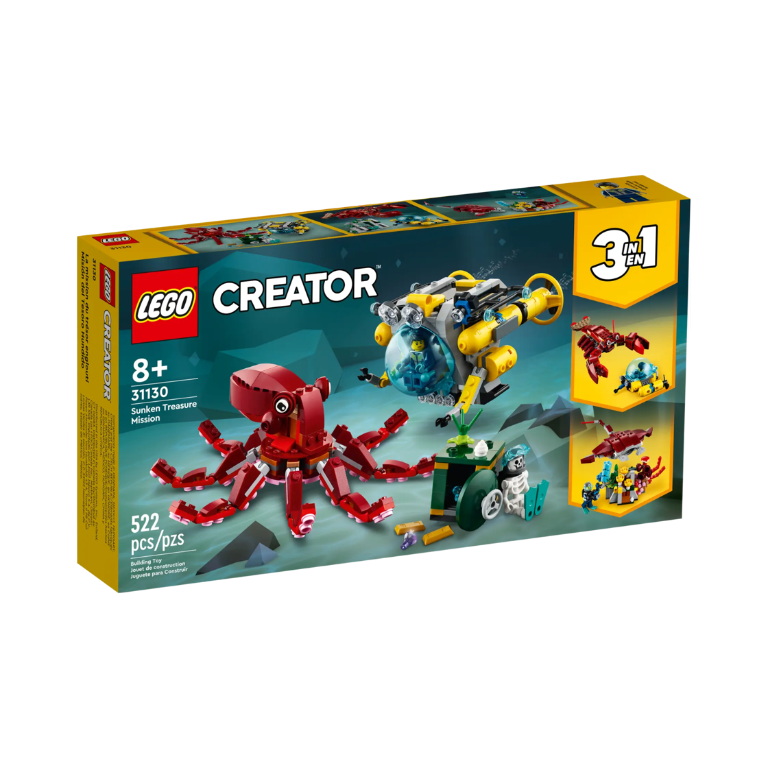 레고 크리에이터 3 in 1 난파선 보물찾기 미션(Lego Creator 3 in 1 Sunken Treasure Mission) - 2