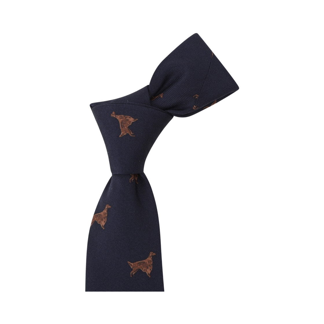 브룩스브라더스 우븐 실크 리트리버 타이 네이비(BrooksBrothers Woven Silk Retriever Tie Navy) - 2