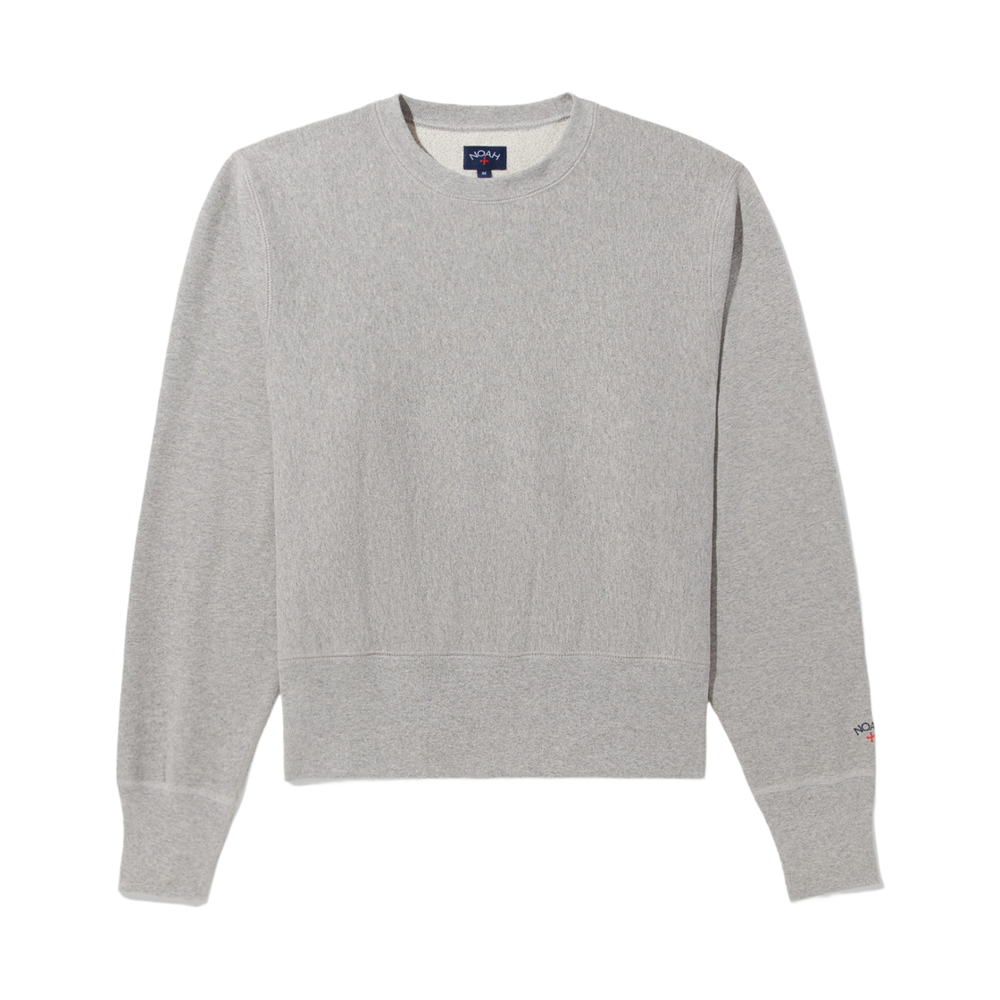 노아 하이 립 크루넥 스웨트셔츠 헤더 그레이(Noah High Rib Crewneck Sweatshirts Heather Grey)