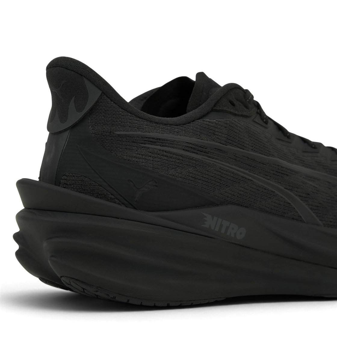 푸마 디비에이트 나이트로 4 와이드 블랙 플랫 다크 그레이(Puma Deviate Nitro 4 Wide Black Flat Dark Gray) - 8