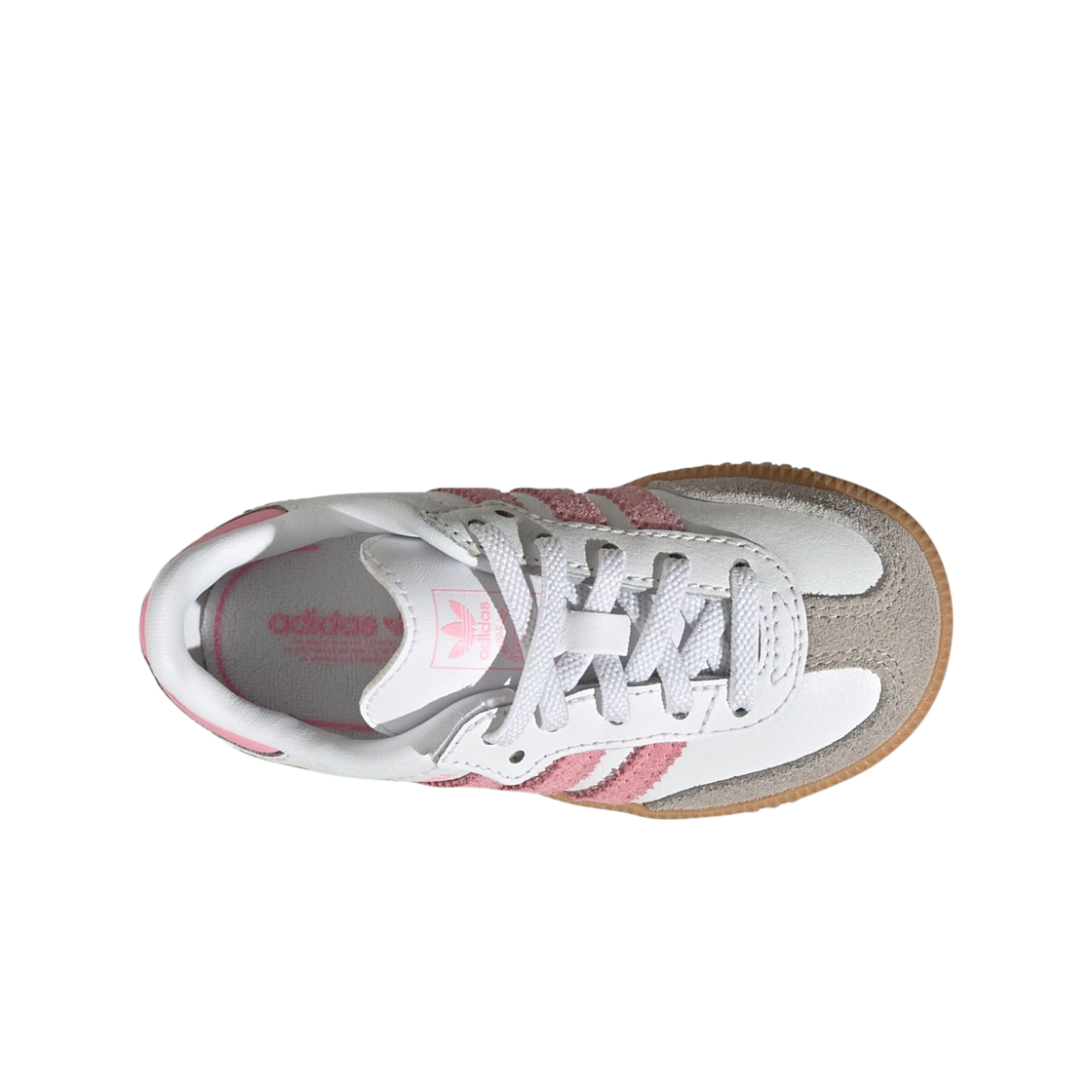 (인펀트) 아디다스 삼바 OG 컴포트 클로저 엘라스틱 레이스 클라우드 화이트 라이트 핑크((Infant) Adidas Samba OG Comfort Closure Elastic Lace Cloud White Light Pink) - 2