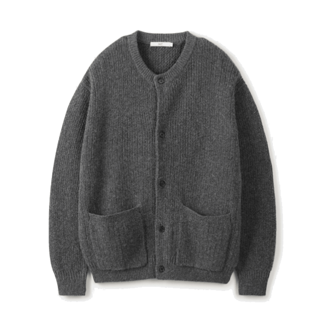 24/7시리즈 울 점퍼 가디건 차콜(24/7series Wool Jumper Cardigan Charcoal) - 2