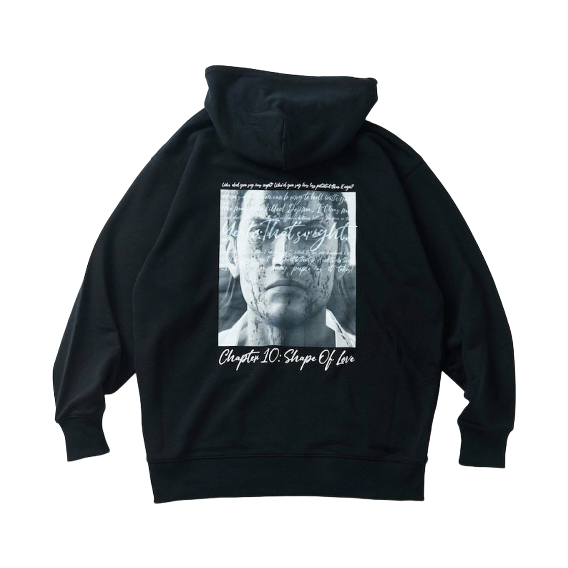 프릭스 스토어 x 야쿠자 니시키야마 아키라 집 후드 블랙(Freak's Store x Yakuza Akira Nishikiyama Zip Hoodie Black)