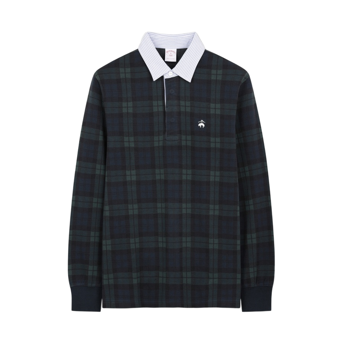 BBNTMMG304-ZMT BrooksBrothers Black Watch Rugby Shirt Multi