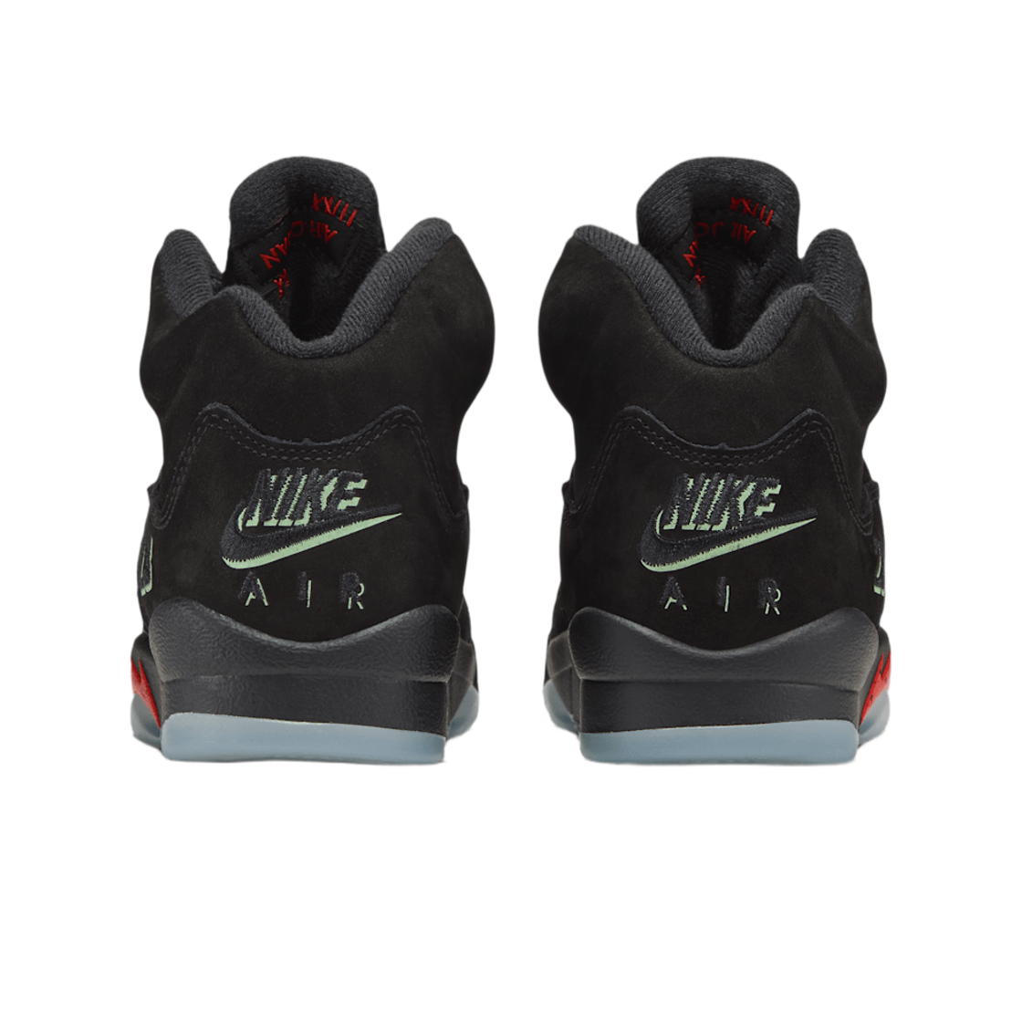 (GS) 조던 5 블랙 할로윈 블랙 앤 피칸테 레드((GS) Jordan 5 Black Halloween Black and Picante Red) - 3