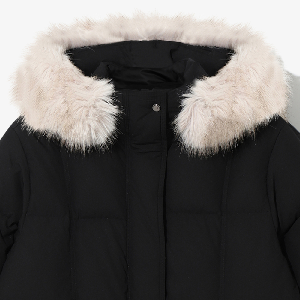 [5% 적립] 휠라 여성 프리미엄 롱다운 블랙([5% 적립] FILA Women Premium Long Down Black) - 5