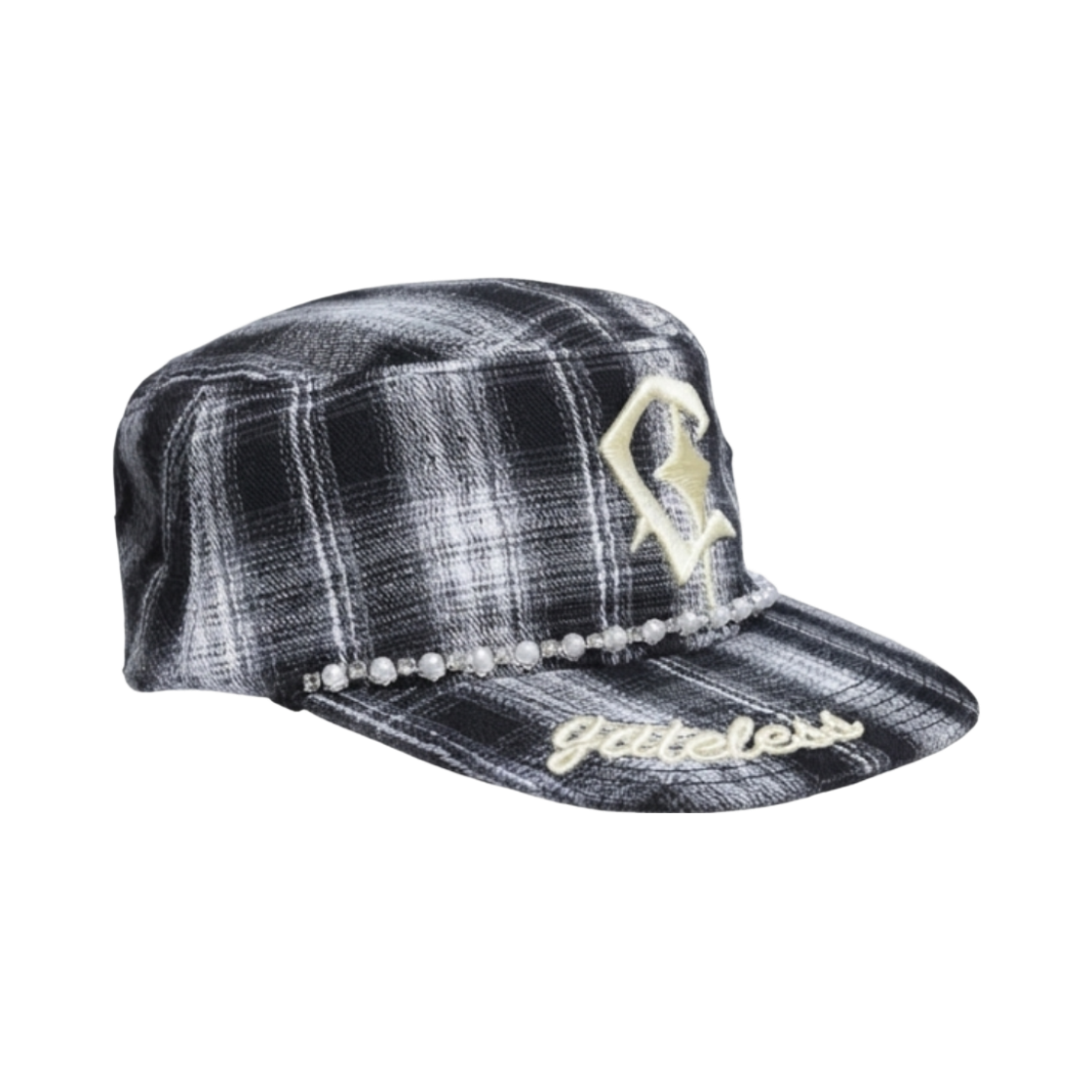 게이트리스 체크 필 박스 캡-그레이(Gateless Check Fill Box Cap-Grey) - 2