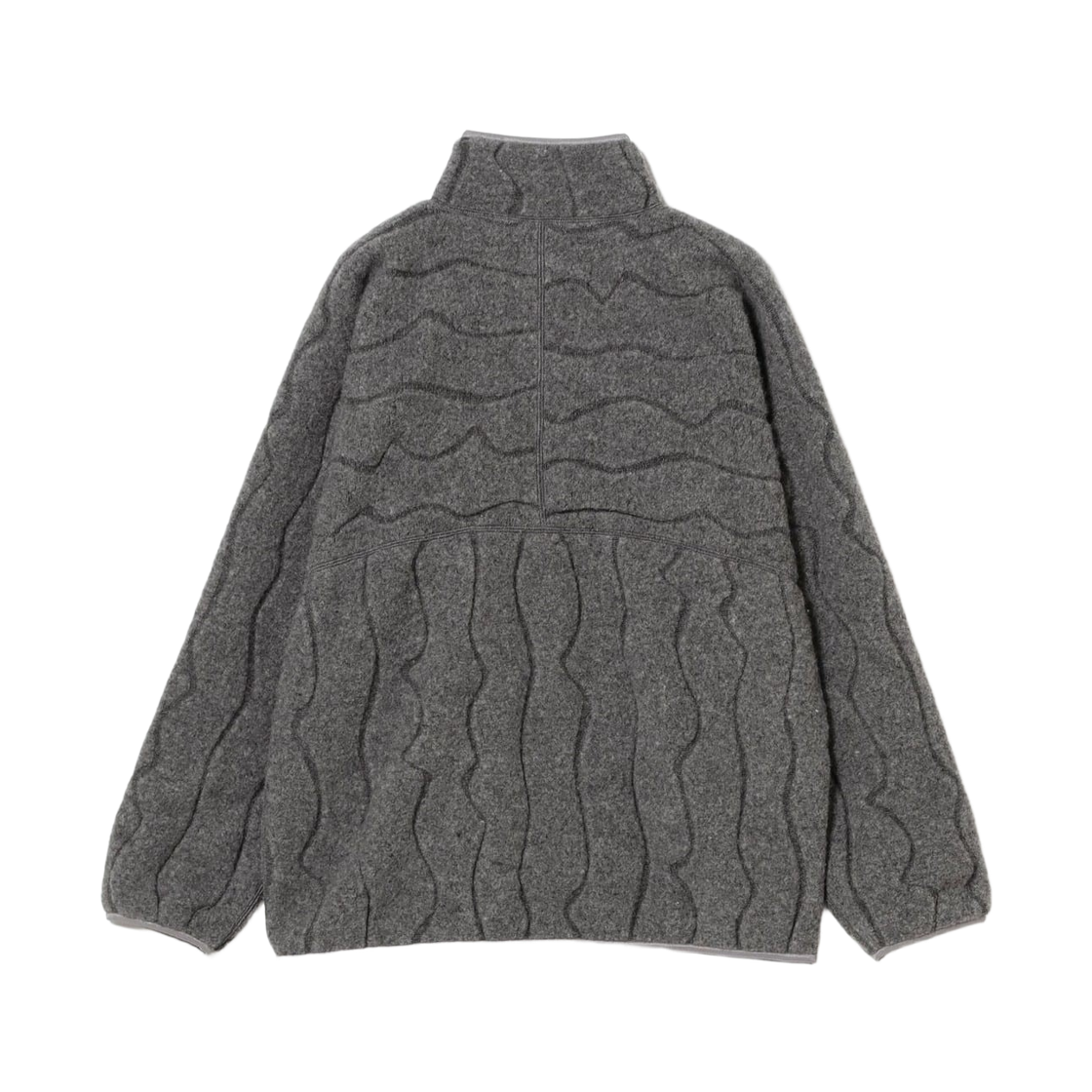 필그림 서프+서플라이 모슬리 보아 하프 집 풀오버 헤더 그레이(Pilgrim Surf+Supply Mosley Boa Half Zip Pullover Heather Grey) - 2