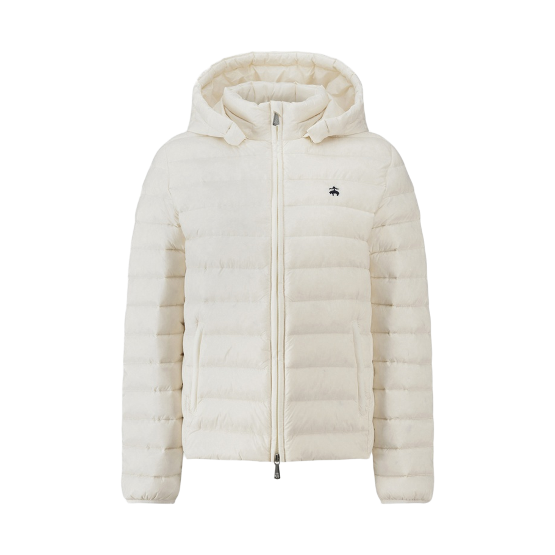 BBOPWBG407-ZWH BrooksBrothers Women's Light Down Jacket White