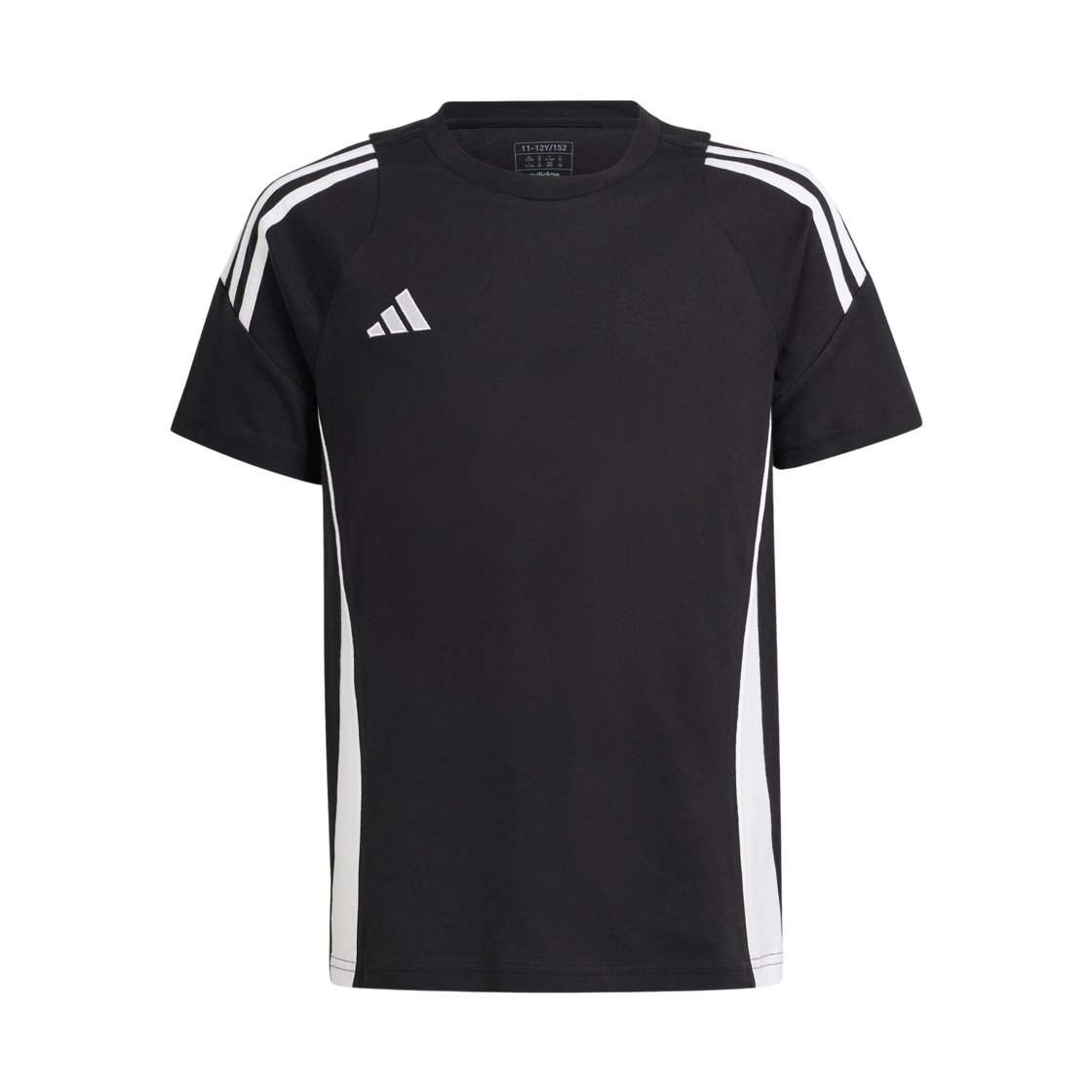 IJ9953 (Kids) Adidas Tiro 24 Sweat T-Shirt Black White - KR Sizing