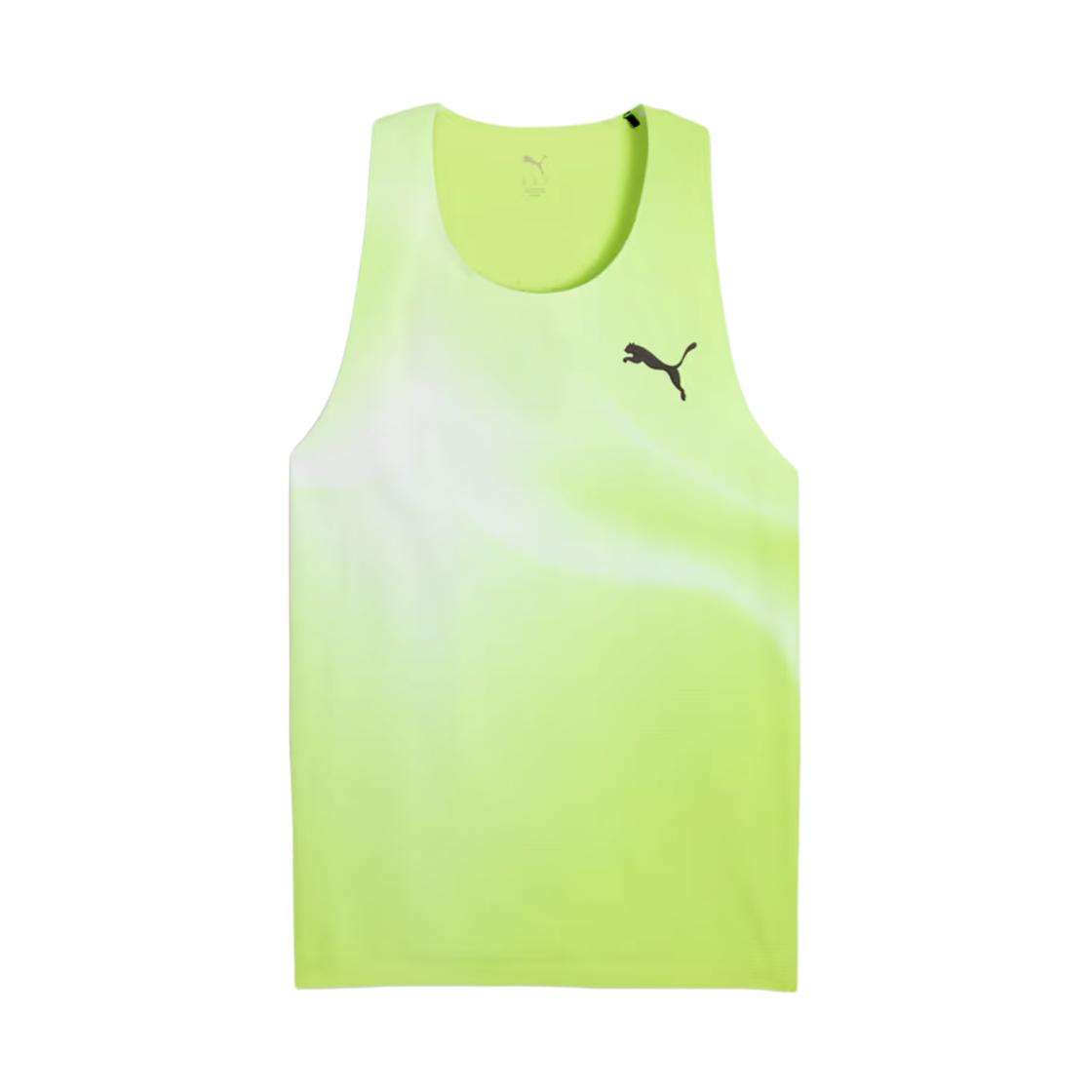 528564-55 Puma Lightspeed Ultraweave Graphic Singlet Sunny Lime