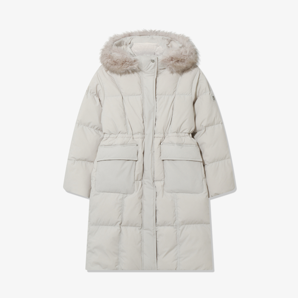 [5% 적립] 휠라 여성 프리미엄 롱다운 샌드화이트([5% 적립] FILA Women Premium Long Down Sand White) - 3