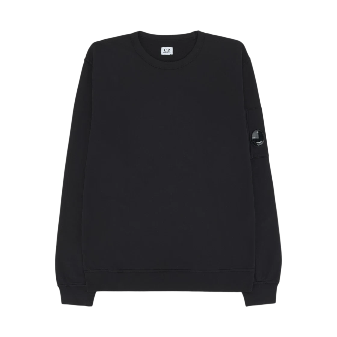 C.P. Company C.P. Company Light Fleece Crewneck Lens Sweatshirt Black · L