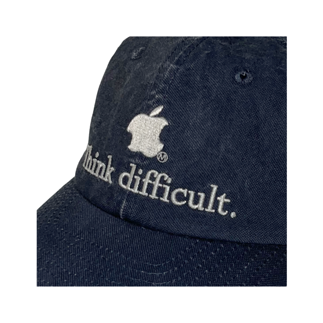 마스컴퍼니 띵크 디피컬트 캡 네이비(MASCOMPANY Think Difficult Cap Navy) - 3