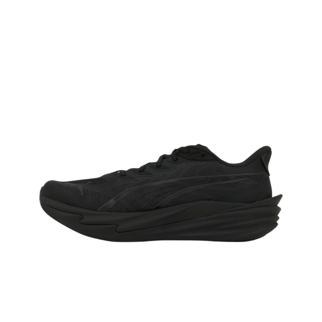 푸마 디비에이트 나이트로 4 와이드 블랙 플랫 다크 그레이(Puma Deviate Nitro 4 Wide Black Flat Dark Gray) - 3