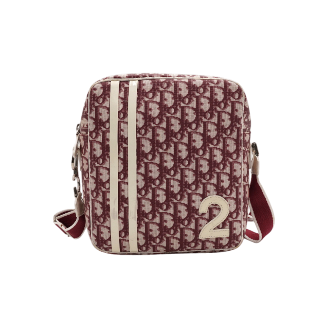 ITUL9WL82FEH Dior Trotter Coated Canvas NO.2 Applique Women Shoulder Bag