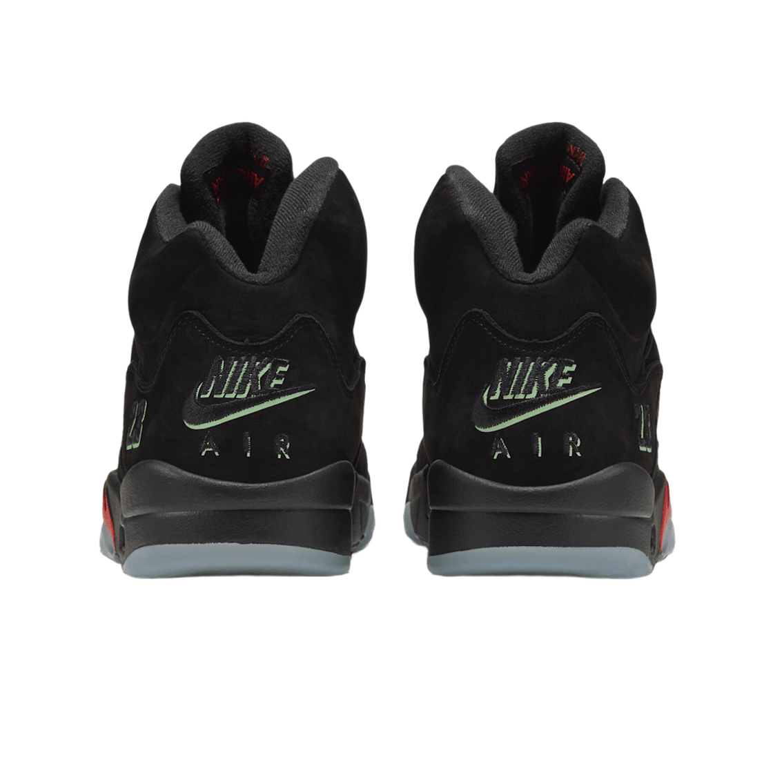 조던 5 블랙 할로윈 블랙 앤 피칸테 레드(Jordan 5 Black Halloween Black and Picante Red) - 3