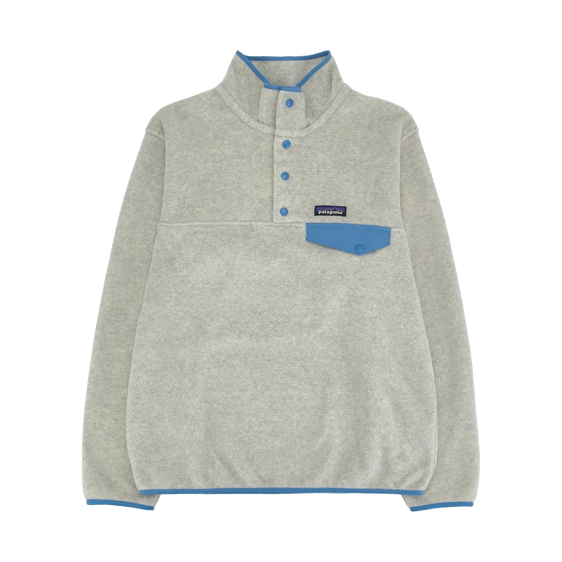 Patagonia (W) Patagonia Lightweight Synchilla Snap-T Fleece Pullover Oatmeal Heather W Shore Blue · XS