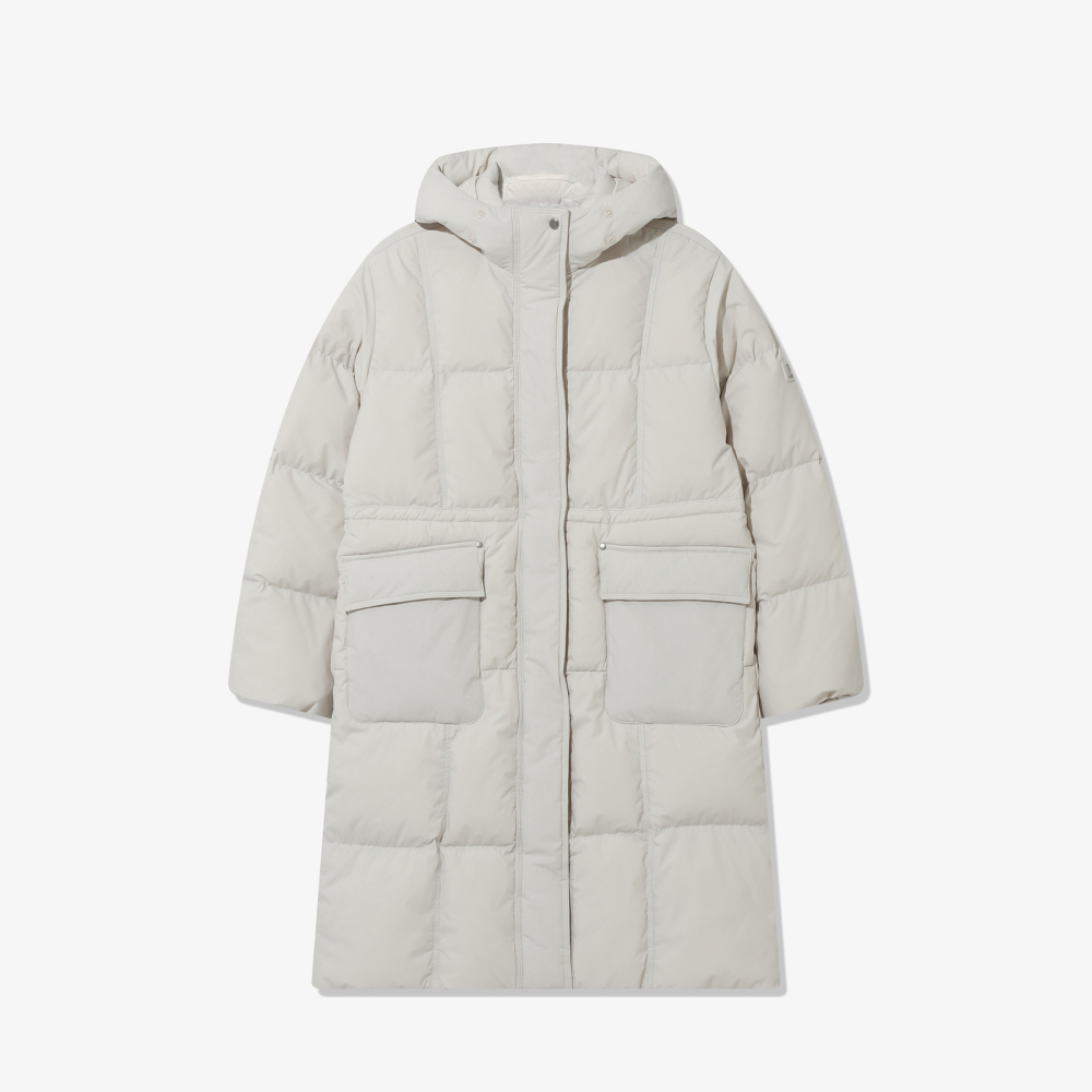 [5% 적립] 휠라 여성 프리미엄 롱다운 샌드화이트([5% 적립] FILA Women Premium Long Down Sand White) - 4