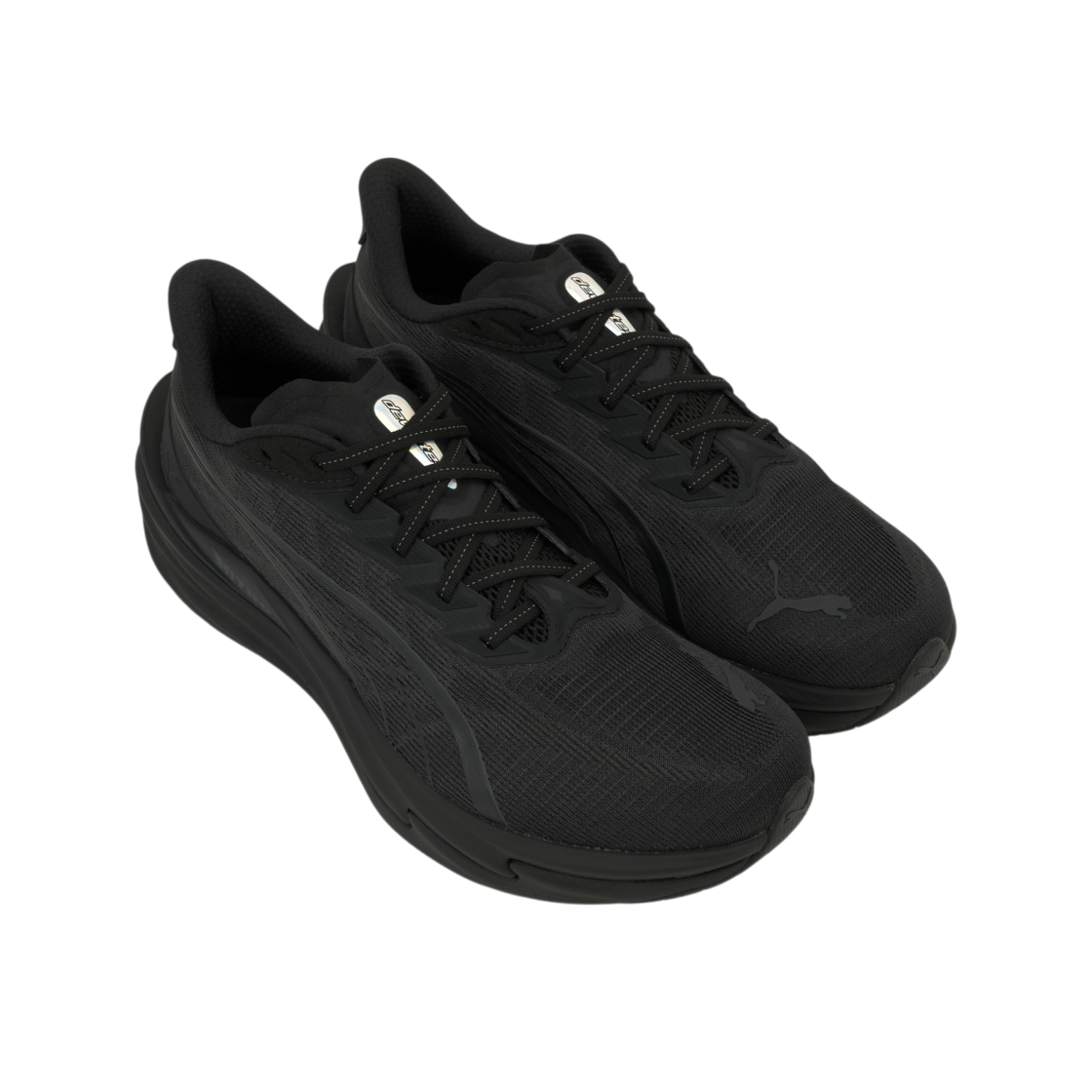 푸마 디비에이트 나이트로 4 와이드 블랙 플랫 다크 그레이(Puma Deviate Nitro 4 Wide Black Flat Dark Gray) - 4