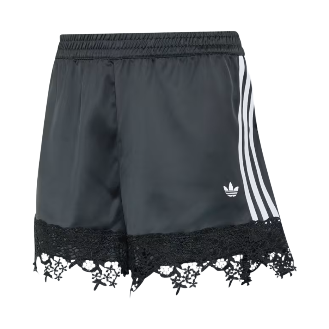 LD1813 (W) Adidas Originals Satin Lace Shorts Black - KR Sizing