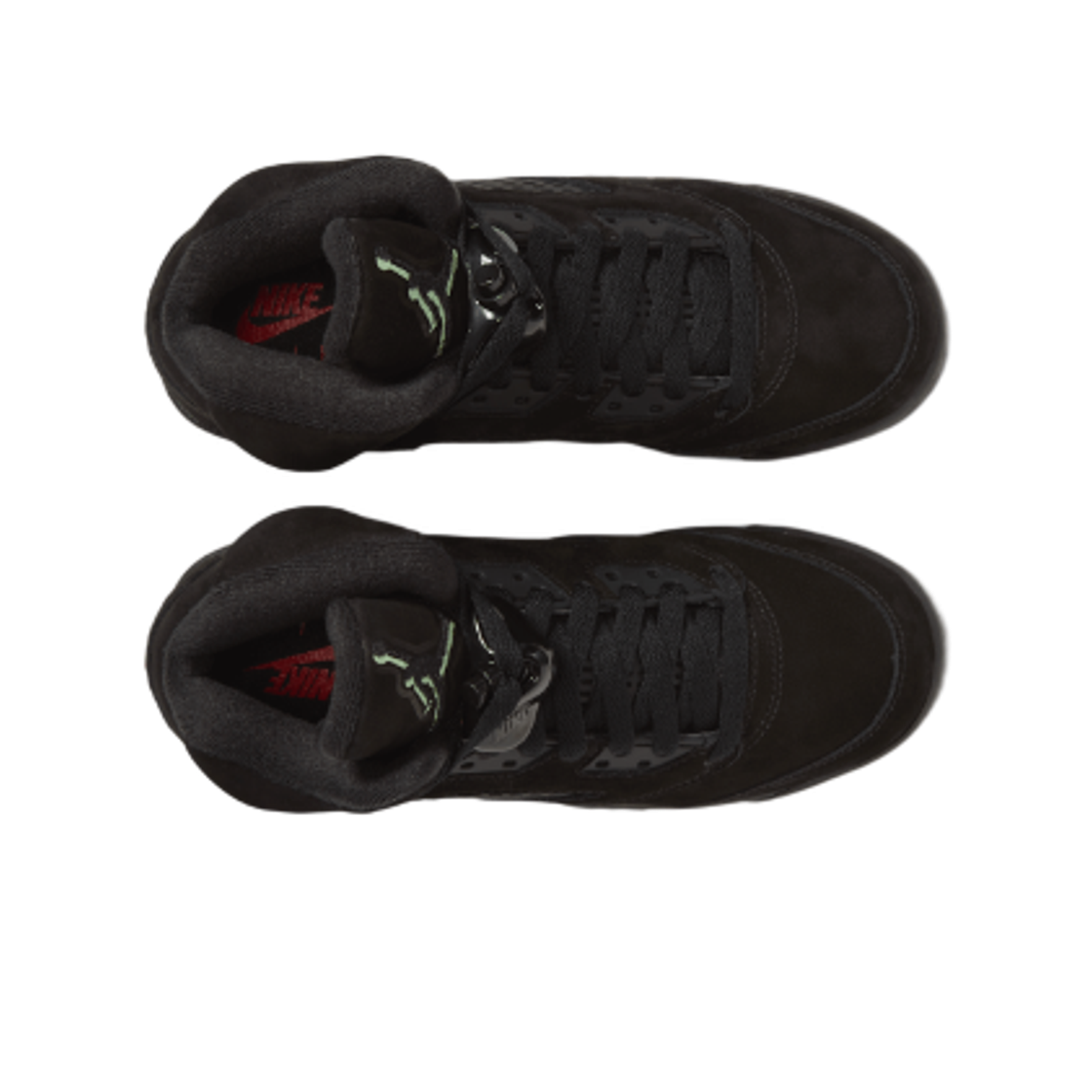 (GS) 조던 5 블랙 할로윈 블랙 앤 피칸테 레드((GS) Jordan 5 Black Halloween Black and Picante Red) - 2