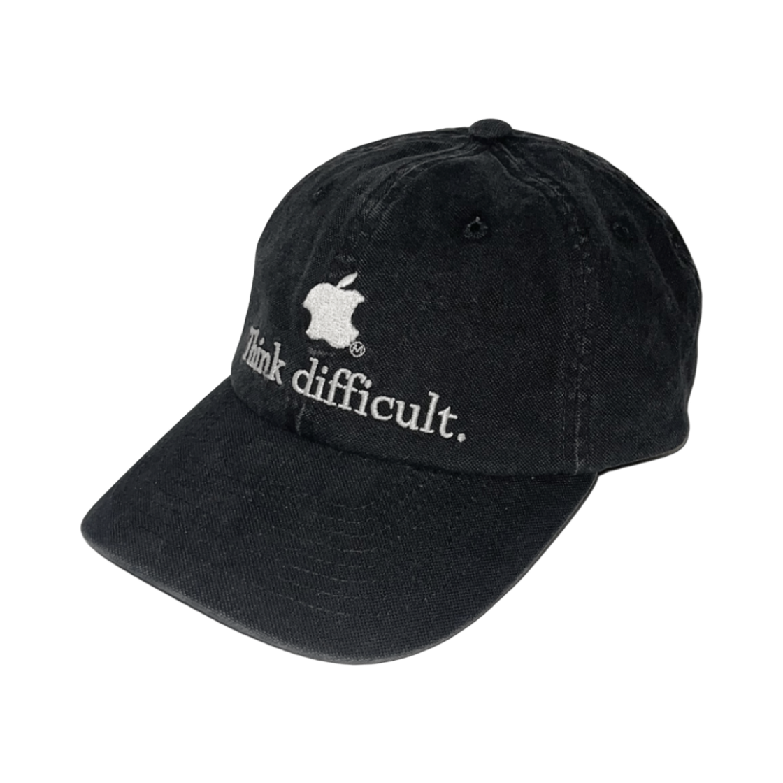 마스컴퍼니 띵크 디피컬트 캡 블랙(MASCOMPANY Think Difficult Cap Black) - 3