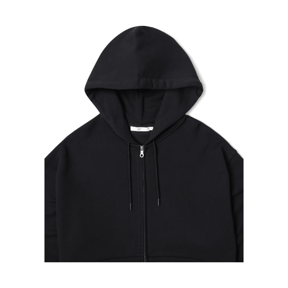 24/7시리즈 SUPIMA 후드 집업 파카 블랙(24/7series Supima Hood Zipup Parka Black) - 4