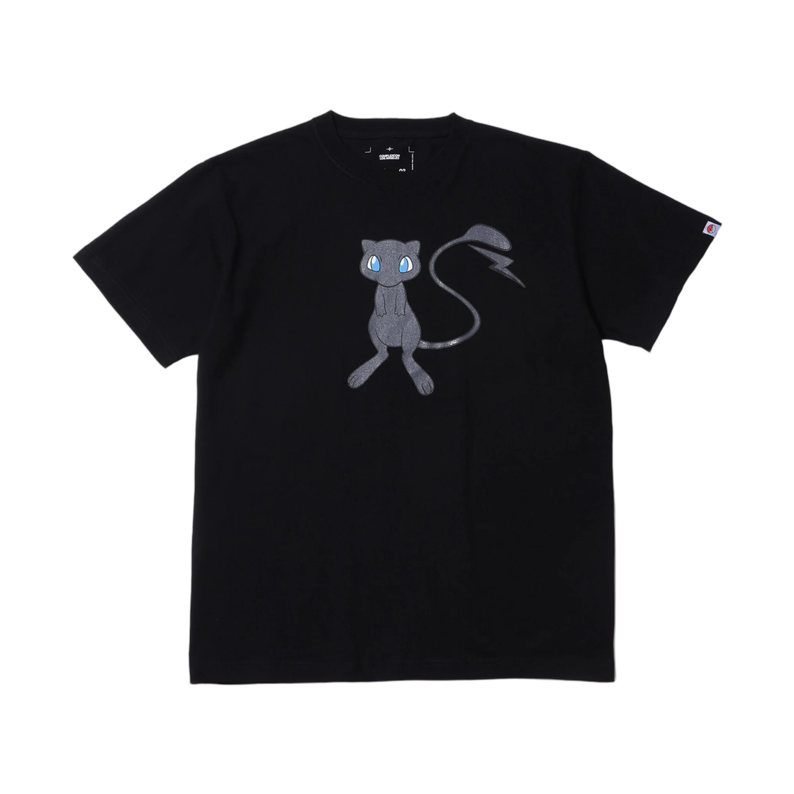 프라그먼트 x 컴플렉스 x 포켓몬 뮤 티셔츠 블랙(Fragment x Complex x Pokemon Mew T-Shirt Black)
