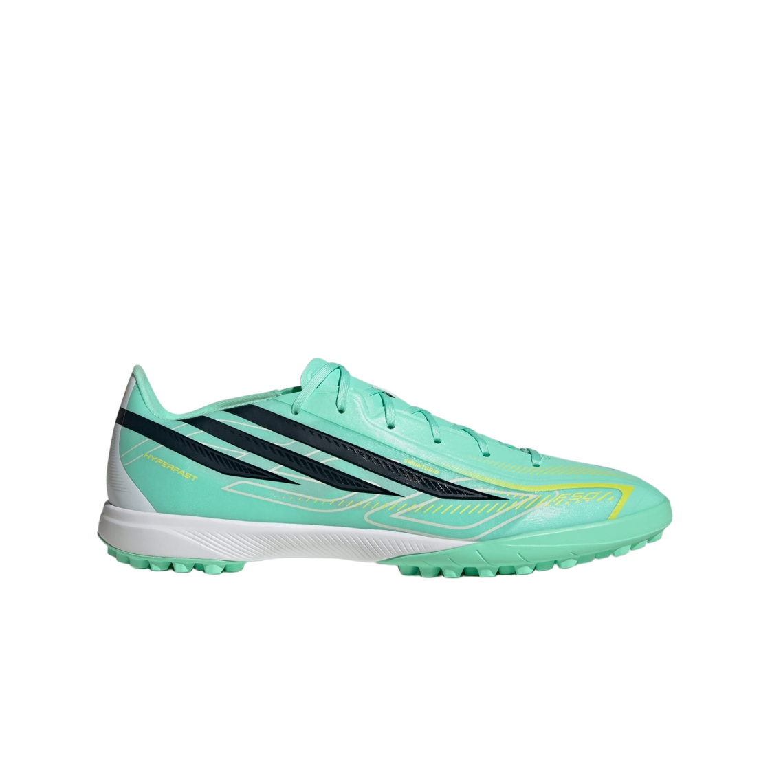 KJ3435 Adidas F50 Hyperfast League TF Pulse Mint Night Navy