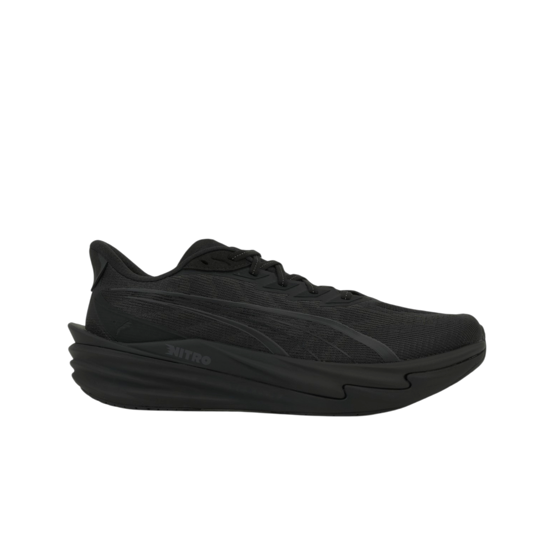 푸마 디비에이트 나이트로 4 와이드 블랙 플랫 다크 그레이(Puma Deviate Nitro 4 Wide Black Flat Dark Gray)